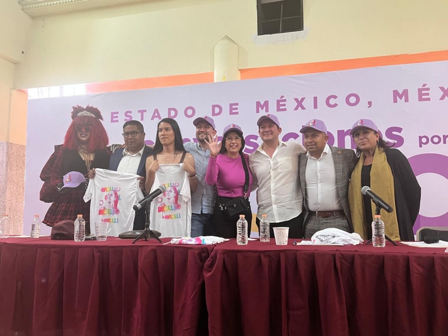 Nación Orgullo le pide a Mariela Gutiérrez albergue para comunidad LGBTTTIQ+ en Tecámac