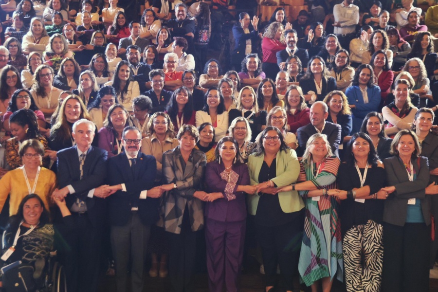 Gobernadora Delfina G&oacute;mez impulsa derechos de mujeres y ni&ntilde;as para promover la igualdad de g&eacute;nero en M&eacute;xico