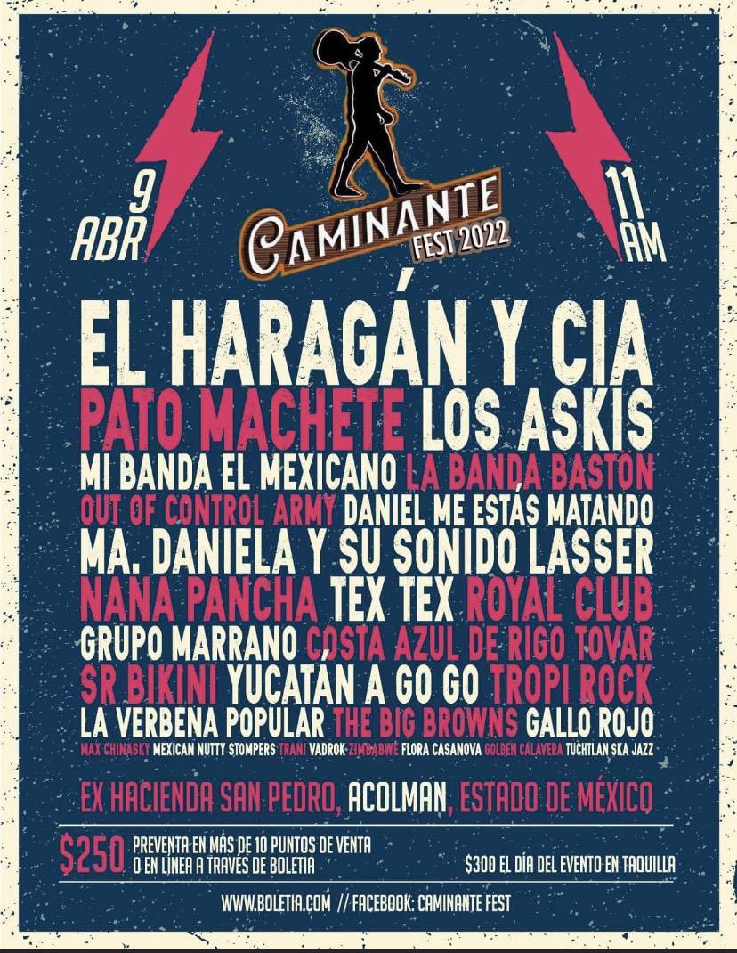El caminante fest está de regreso @pollorockmusica