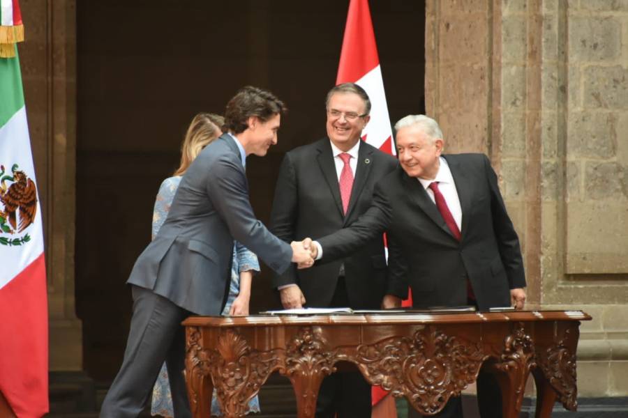 Deja Trudeau Palacio Nacional