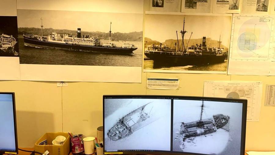 Hallan barco hundido en Segunda Guerra Mundial en que murieron m&aacute;s de mil prisioneros