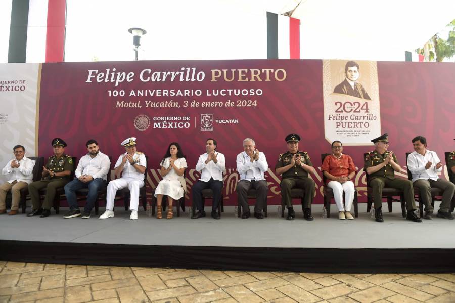 AMLO dedica su último año de gobierno a Felipe Carrillo Puerto