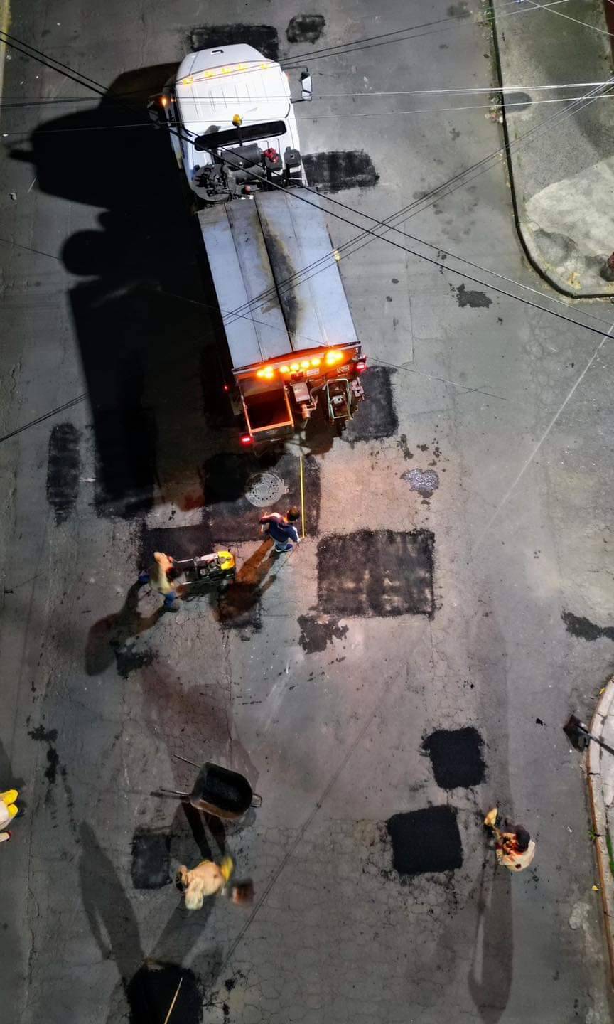 Por vez primera, y para no afectar a la poblaci&oacute;n, habr&aacute; bacheo nocturno en Neza