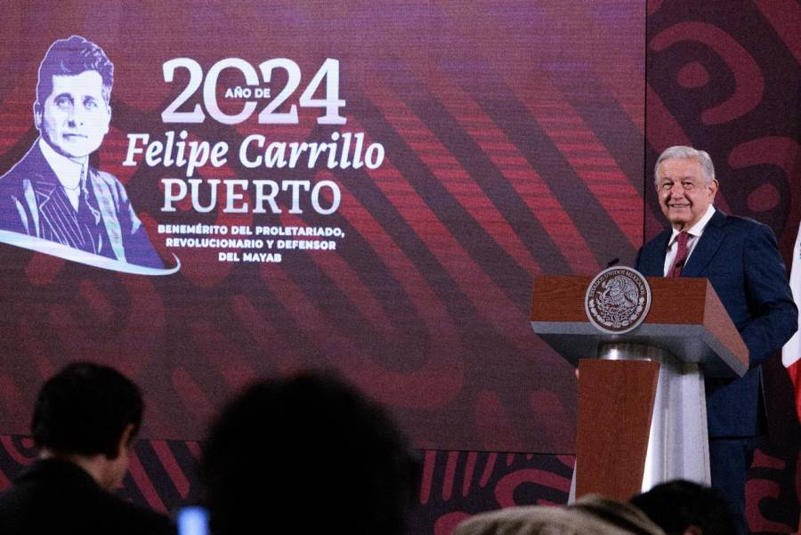 Presidente L&oacute;pez Obrador insiste en que manden a M&eacute;xico, Estatua de la Libertad