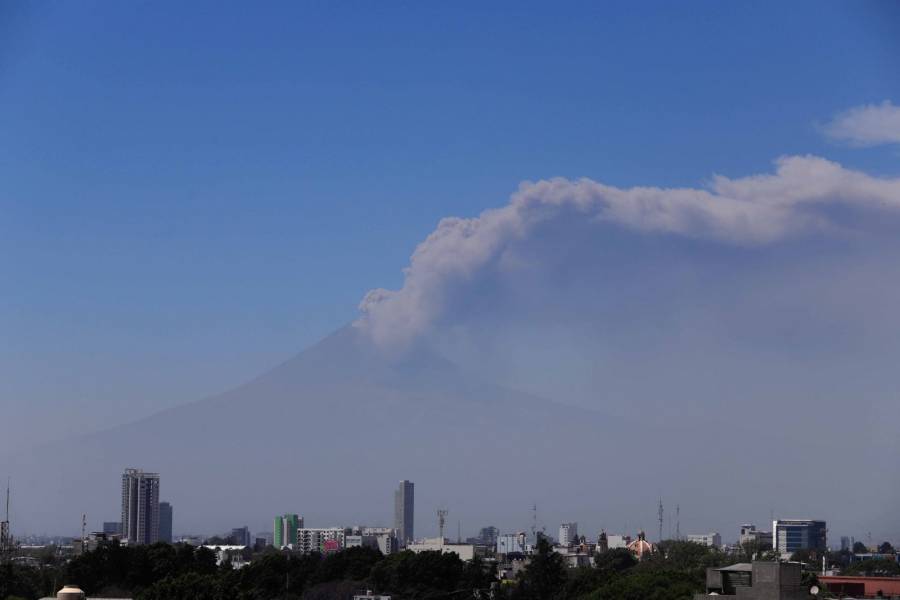 Estado de M&eacute;xico eleva alerta por actividad del volc&aacute;n Popocat&eacute;petl