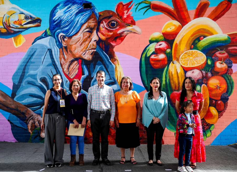 Inauguran Mural Identitario en el Mercado Hidalgo de Toluca para rescatar la identidad y tradici&oacute;n