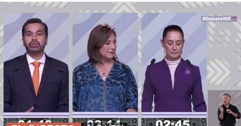 Máynez asegura que la oposición de presentada por Xóchitl Gálvez, ya va en tercer lugar