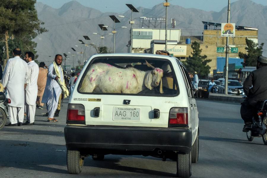 Fieles musulmanes en el Monte Arafat, parada clave del Hajj