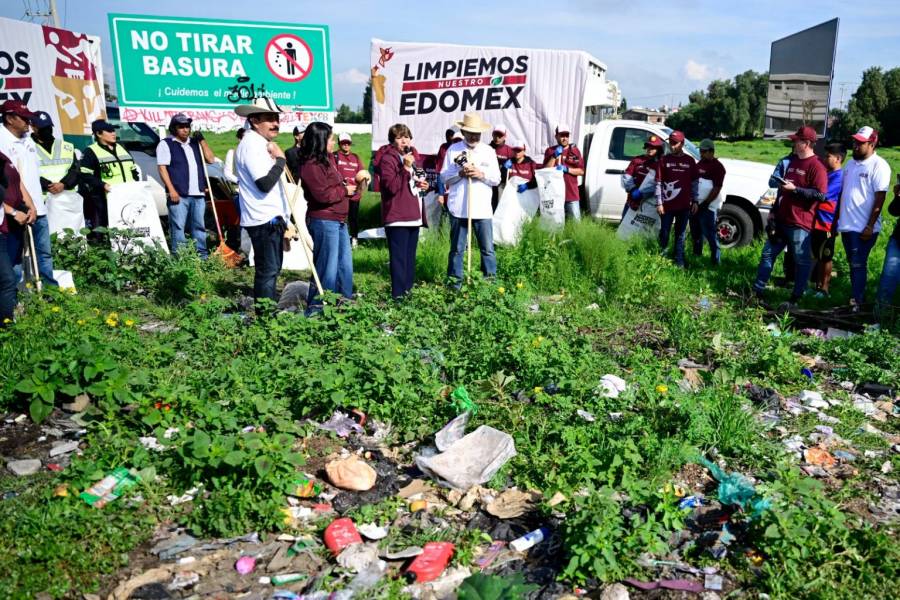 Arranca Delfina Gómez campaña “Limpiemos EdoMéx” de manera simultánea en los 125 municipios