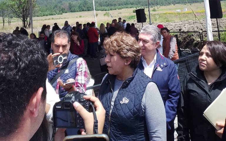 Monitorean zonas de posibles deslaves en el Edomex: Delfina Gómez