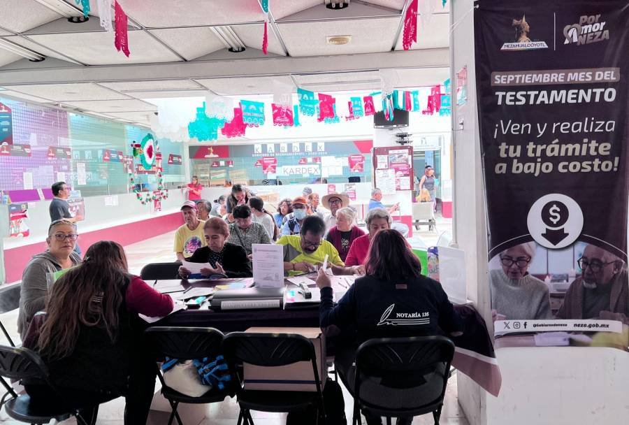 Instalan módulos en Nezahualcóyotl para tramitar testamentos a bajo costo