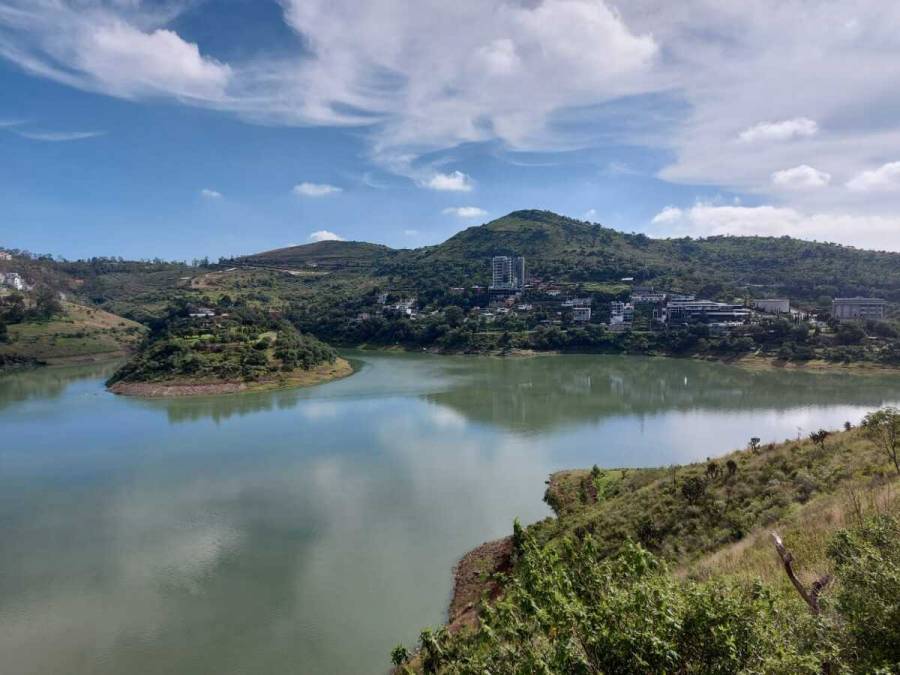 Presa Madín se recupera tras intensas lluvias en Naucalpan