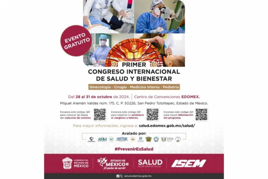 Invita GEM a la comunidad m&eacute;dica a participar en el Primer Congreso Internacional de Salud y Bienestar 2024