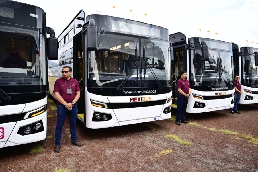 Impulsan electromovilidad en EdoMéx; ponen en marcha 15 unidades eléctricas del Mexibús