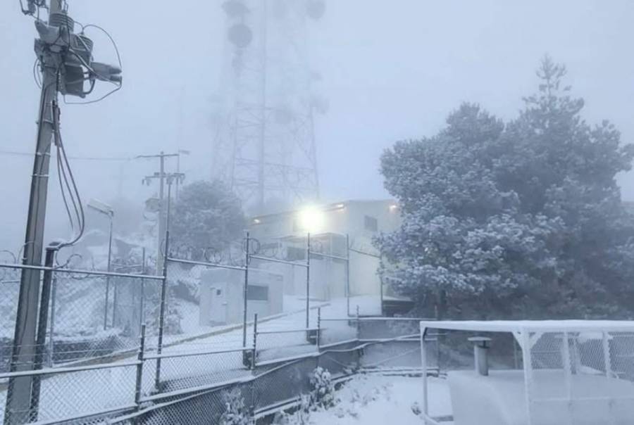 ¡Nevada sorprende en el Cerro de Jocotitlán!