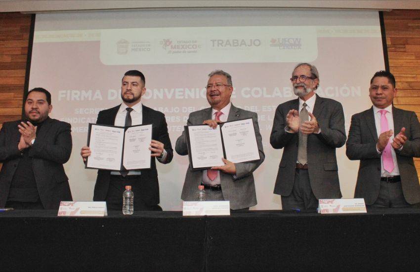 Edomex y Canadá firman convenio para mejorar condiciones laborales de trabajadores agrícolas