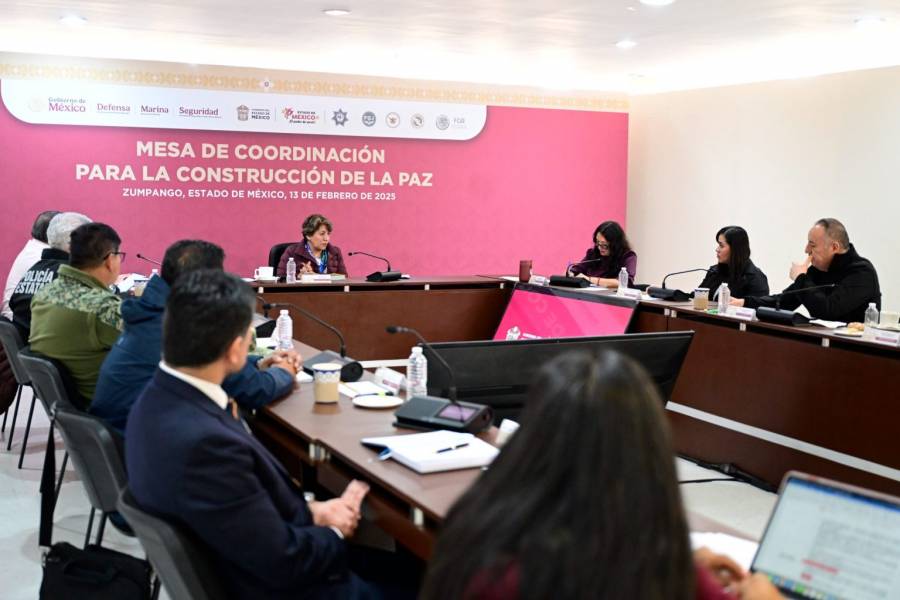 Destaca Delfina G&oacute;mez reducci&oacute;n del 28% en delitos de alto impacto en Zumpango durante la Mesa de Seguridad