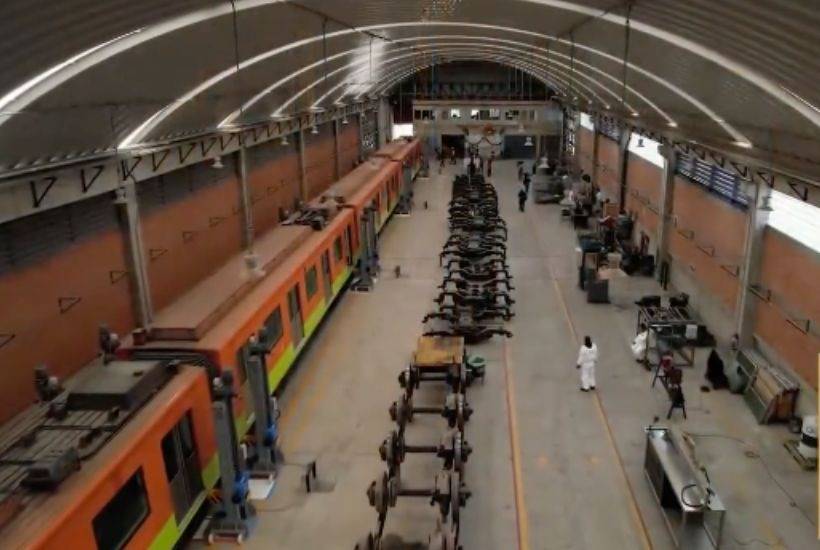 Modernizan taller La Paz y alistan rehabilitación al cajón de la Línea A del Metro