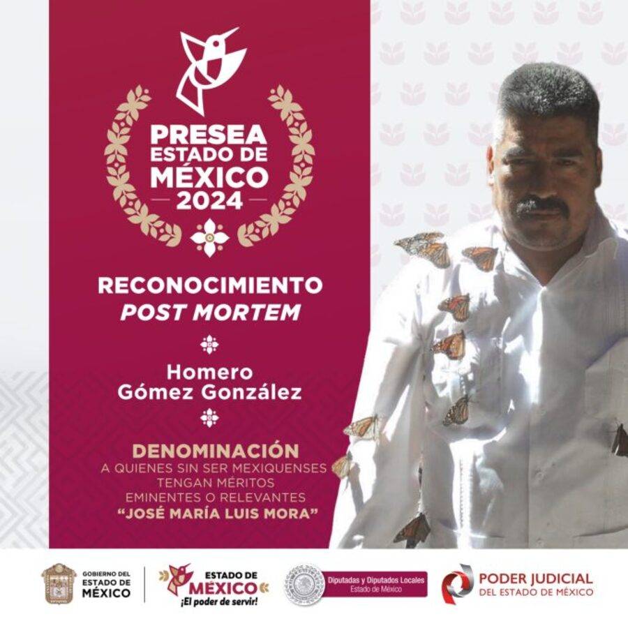 Entrega Delfina Gómez la Presea Estado de México 2024