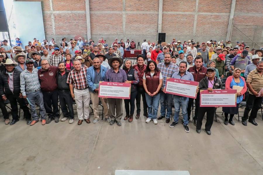 Apoya GEM a 500 productores del campo afectados por sequías, inundaciones y vientos, durante 2024