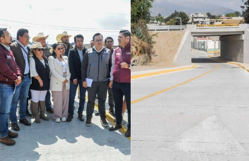 Modernizan Paso Superior Vehicular “La Clínica” en Tenango del Valle
