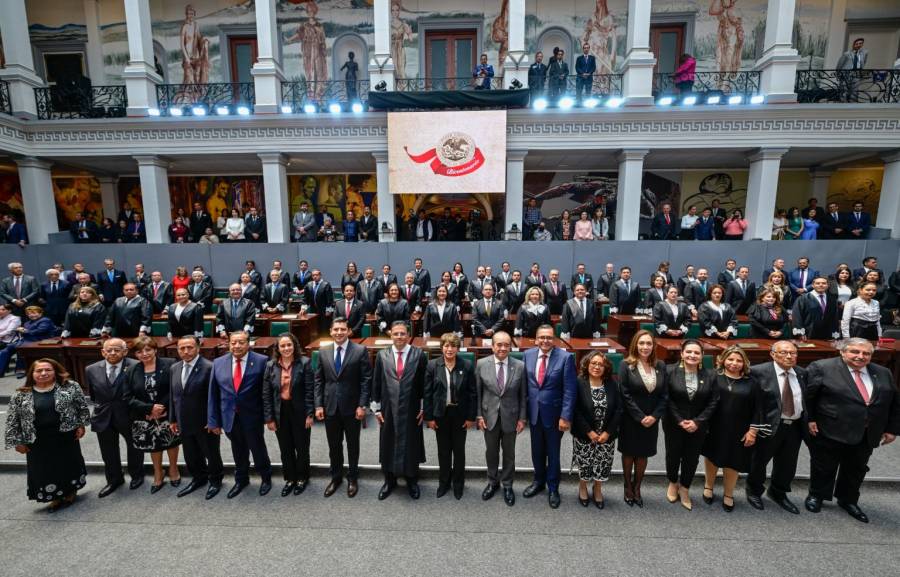 Reconoce Delfina Gómez compromiso del Poder Judicial en inédita elección de jueces y magistrados; conmemora 200 años de historia de tribunales en el EdoMéx