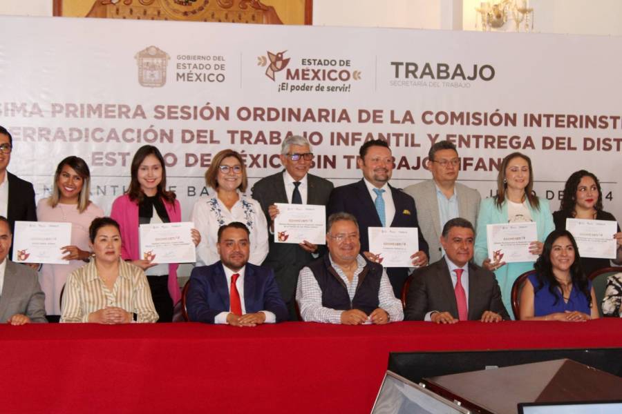 Incrementa 142% el número de empresas e instituciones que busca erradicar el trabajo infantil en el EdoMéx: Secretaría del Trabajo