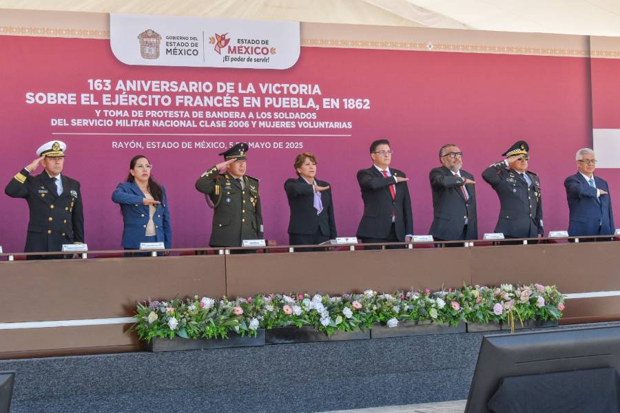 Conmemora Gobernadora Delfina G&oacute;mez &Aacute;lvarez el 163 Aniversario de la Batalla de Puebla en la 22/a Zona Militar en Estado de M&eacute;xico