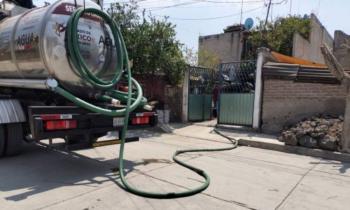 Suministra GEM agua potable a más de 190 mil mexiquenses a través de camiones tipo cisterna