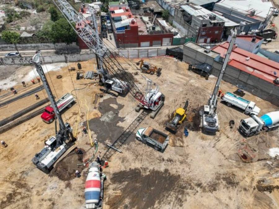 Supervisa Delfina Gómez construcción de la Línea 3 del Mexicable
