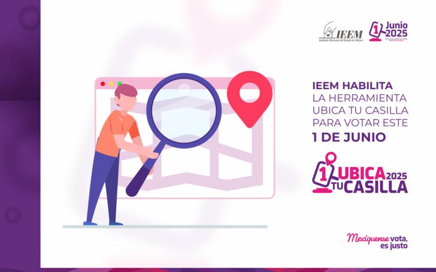 IEEM habilita la herramienta ubica tu casilla para votar este 1 de junio