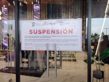 Suspende Gobierno del Estado de México actividades de Casino en Naucalpan, no acredita legal funcionamiento