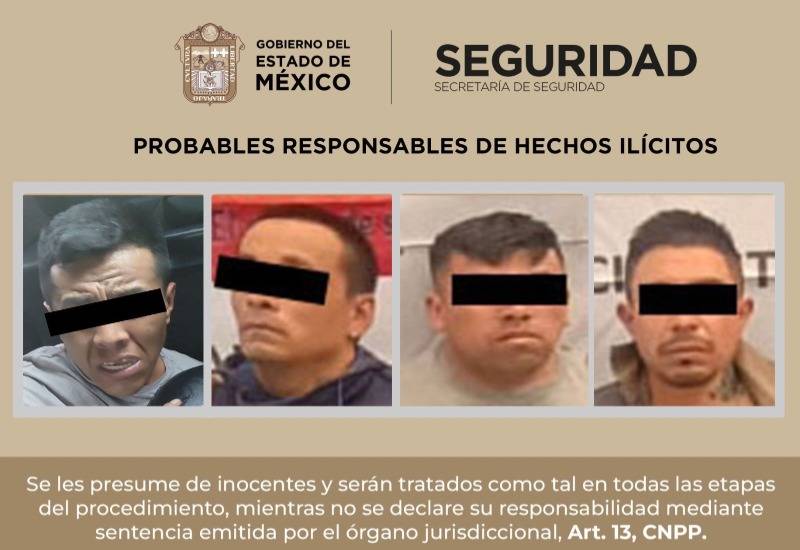 Detienen en Lerma a 5 por homicidio; simularon la venta de un auto