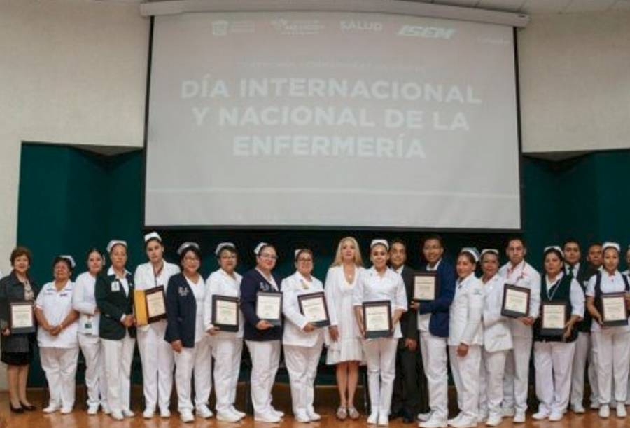 Más de 37 mil enfermeras y enfermeros son pilares del sector salud en el Edomex: Macarena Montoya