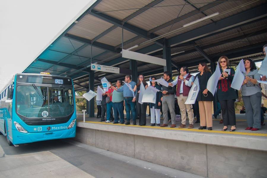Renueva GEM autobuses del Mexibús en la zona oriente; trasladará a más de 2 millones de usuarios en Nezahualcóyotl y Chimalhuacán