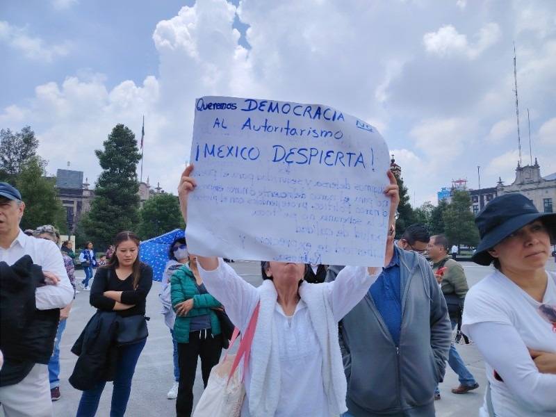 Marcha en Toluca contra elección judicial