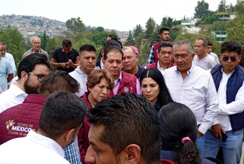 Gobernadora supervisa Presa Los Cuartos para prevenir inundaciones en Naucalpan