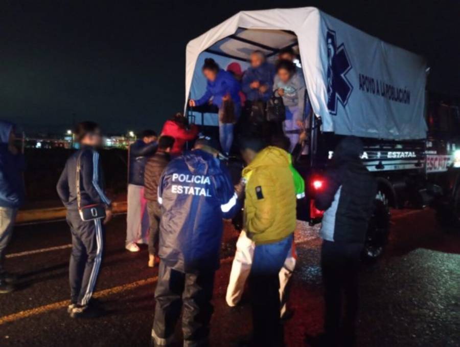 Auxilia Seguridad del Edomex a personas afectadas por las lluvias