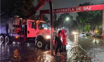 Despliega GEM a 200 brigadistas en Valle de Toluca para atender afectaciones por lluvias