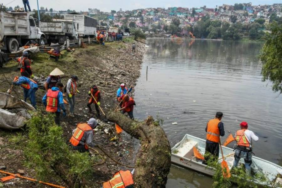 Edomex limpia en tiempo récord Presa Los Cuartos