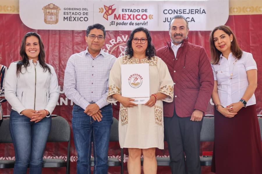 Caravanas Itinerantes por la Justicia Social dan certeza jur&iacute;dica y apoyo comunitario a las familias mexiquenses con m&aacute;s de 450 mil tr&aacute;mites gratuitos o a bajo costo