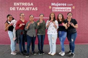 Respalda GEM a 2 mil mexiquenses de 14 municipios con tarjetas “Mujeres con Bienestar,” educación, asistencia legal y servicios de salud