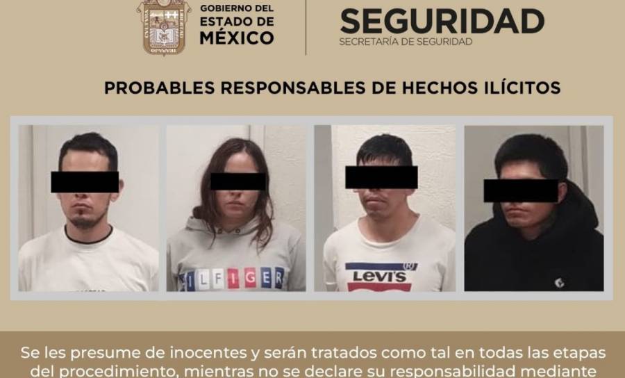 Detienen a banda de narcomenudistas en Valle de Chalco
