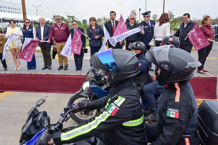 Gobernadora Delfina G&oacute;mez moderniza la seguridad en Nezahualc&oacute;yotl con nueva flota de 240 patrullas de &uacute;ltima generaci&oacute;n