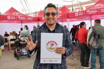 Gobernadora Delfina Gómez Álvarez amplía cobertura de Caravanas Itinerantes por la Justicia Social; visitarán tres municipios simultáneamente en cada jornada