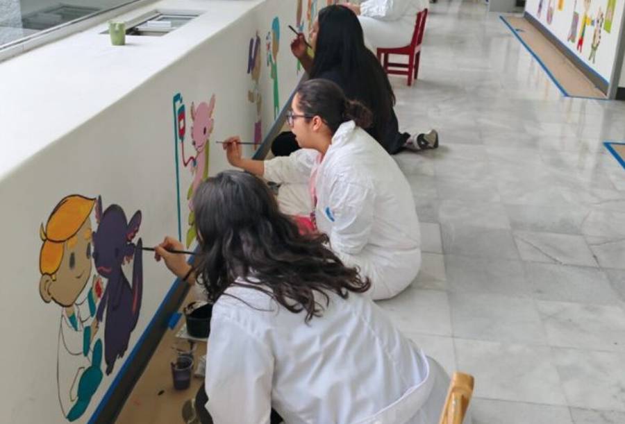 Pinceladas de esperanza iluminan el Hospital Materno Infantil del ISSEMYM