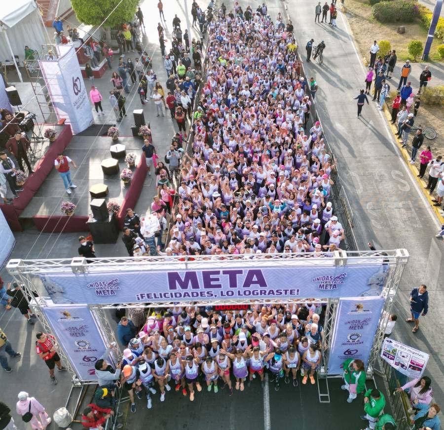 Todo listo en Neza para la Carrera Nacional para la Salud, una acción por la paz y contra las adicciones