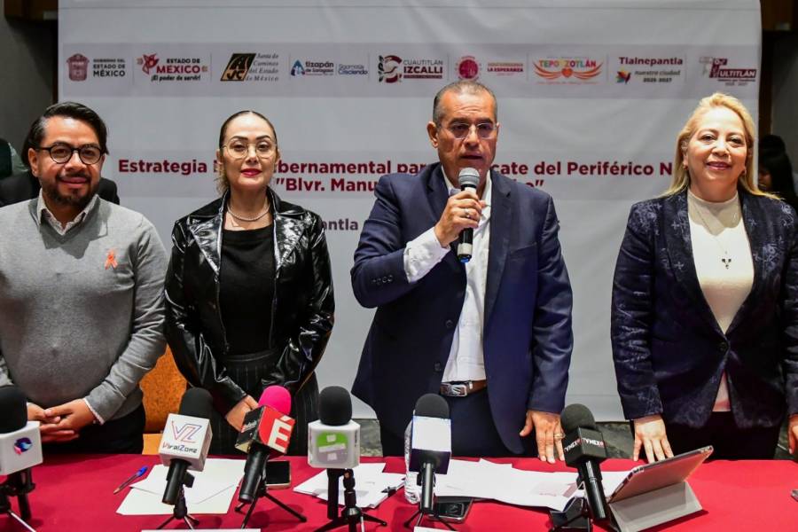 Lanzan Gobierno del Estado de México y municipios Estrategia para el rescate de Periférico Norte