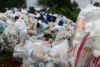 Campo Limpio retira 38 toneladas de envases agroquímicos vacíos en cuatro municipios de Edomex