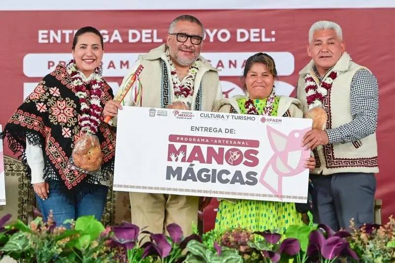 Artesanos mexiquenses reciben apoyo económico para preservar tradiciones en 96 municipios